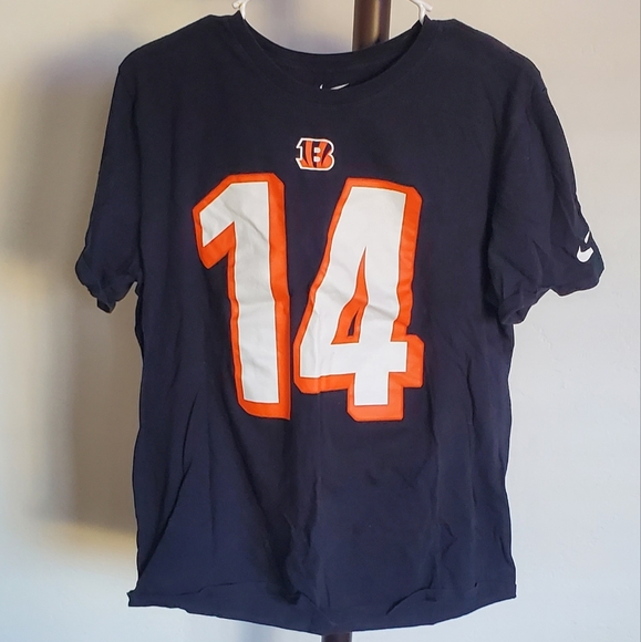 Andy Dalton 14 Cincinnati Bengals Nike size large t-shirt - Picture 1 of 3